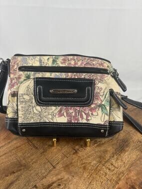 Stone Mountain USA Garden Party Butterflies Floral Bag *****READ*******